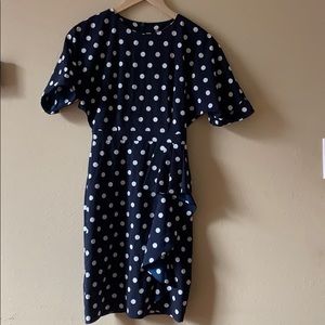Classy polka dot work dress